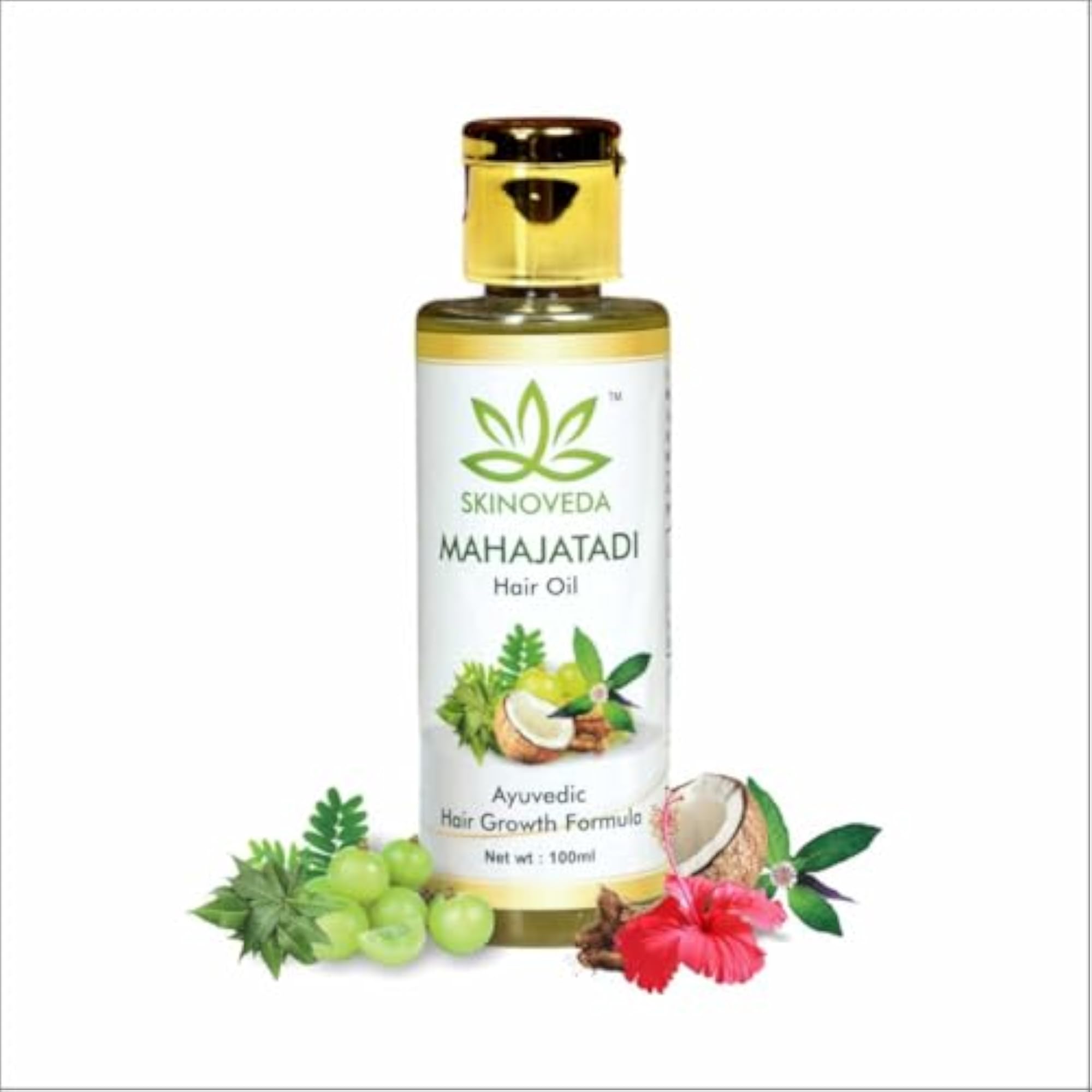 Mahajatadi Ayurvedic Hair Oil, Natural Formula for Hair Fall